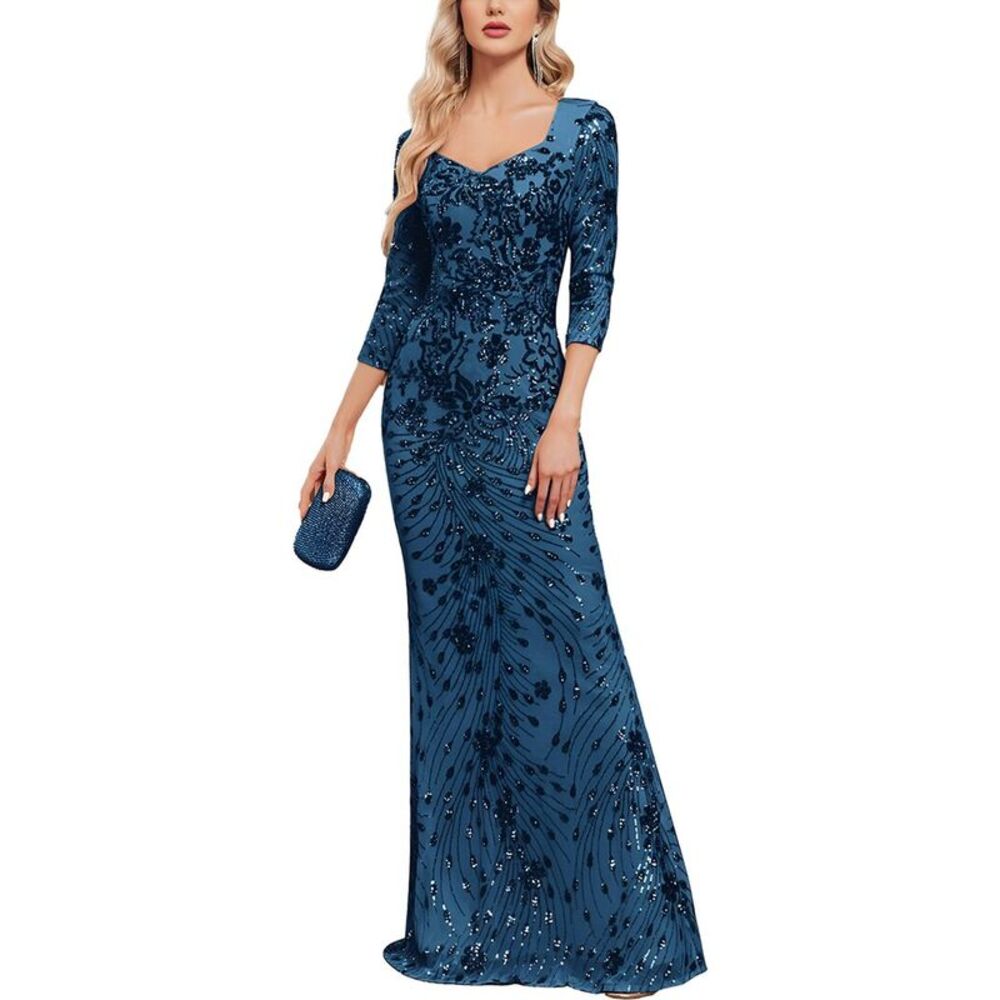 Vincent Womens  Embellished Maxi Dress
